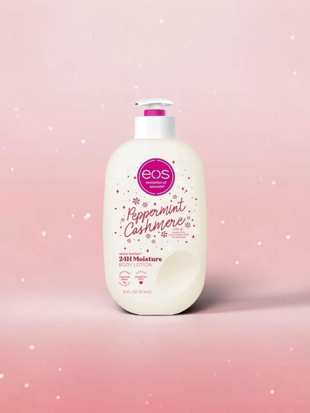 eos Peppermint Cashmere Body Lotion - Holiday Limited Edition